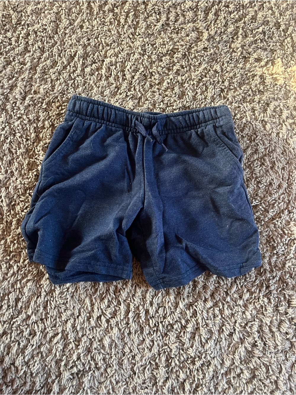 Cat & Jack Navy Blue Athletic Pull-On Kids Shorts